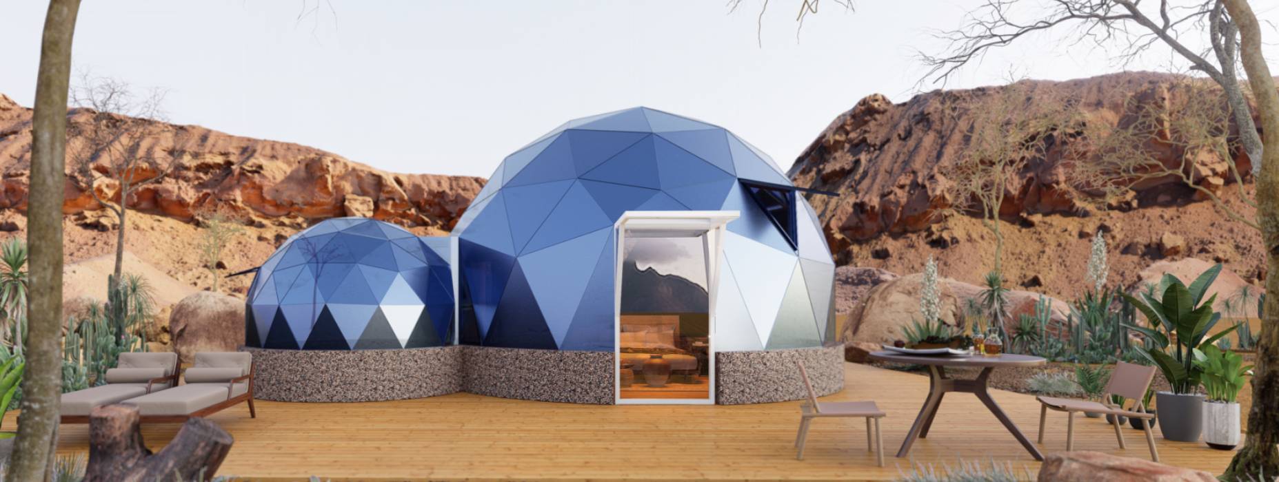 青白江区球形智能光伏玻璃星空房